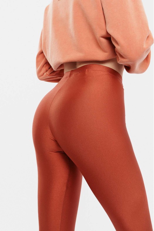 Jacqueline Shiny Leggings Long Jacqueline Shiny Leggings Long