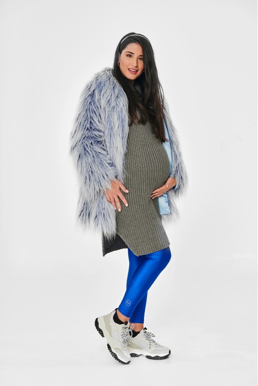 Jacqueline Shiny Maternity Leggings