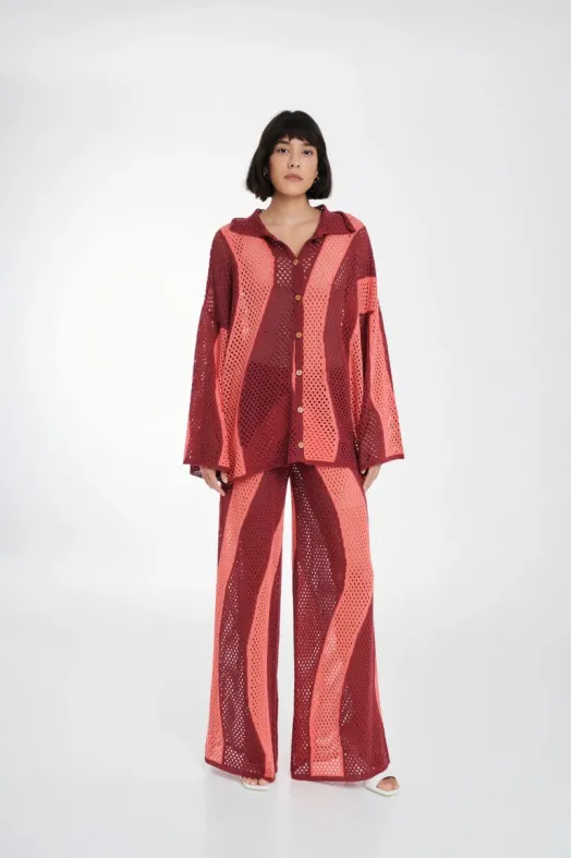 Violet Knitted Trousers