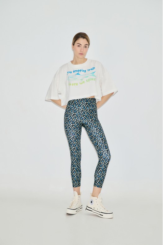 Lynn 7/8 high-waisted printed leggings