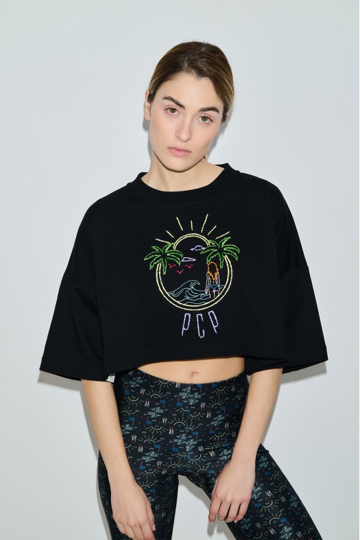Palm Babes Crop T-Shirt
