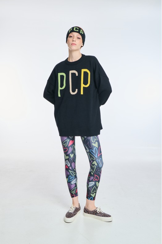 Woman Printed High-Waisted Leggings 7/8 Lynn