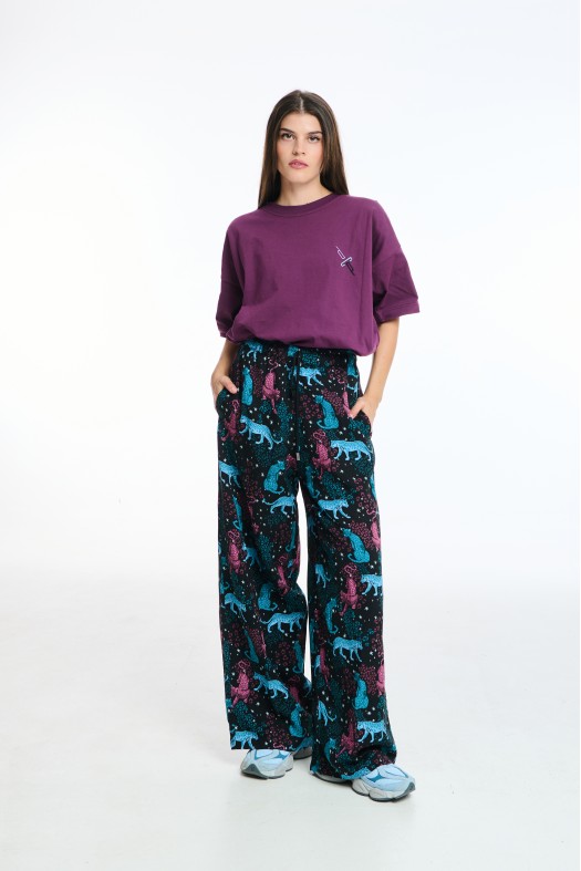 Woman Trousers Printed - Candy Tiger
