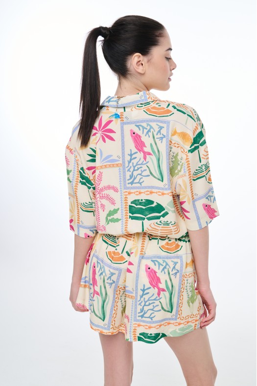Woman shorts printed - Xanthe