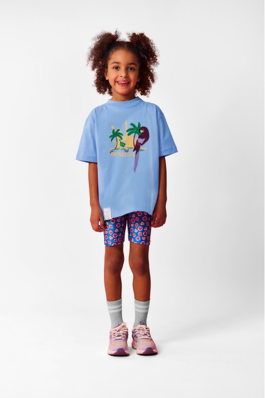 KIDDO T-shirt with Silk Screen Print - Paradise