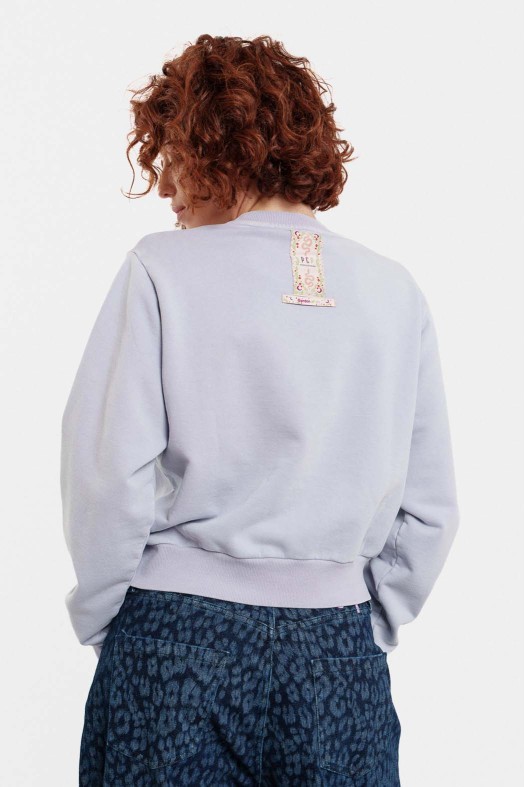 Patched Crewneck 
