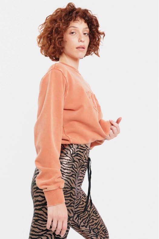 Patched Crewneck 