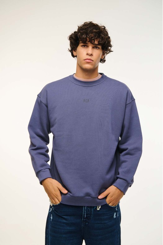 Man Hoodie with silk print - THE MOON Lookbook