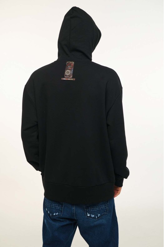 Men Hoodie with embroidery - LACED UP Lookbook