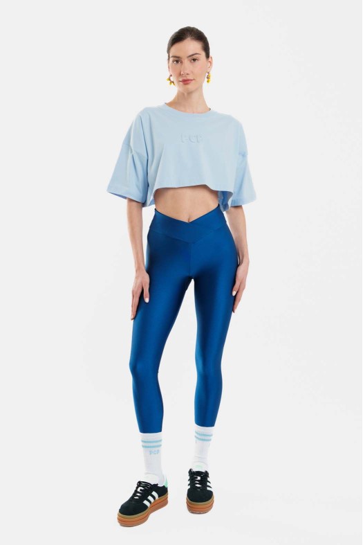 Γυναικείο Crop Top με ανάγλυφο - Bubble