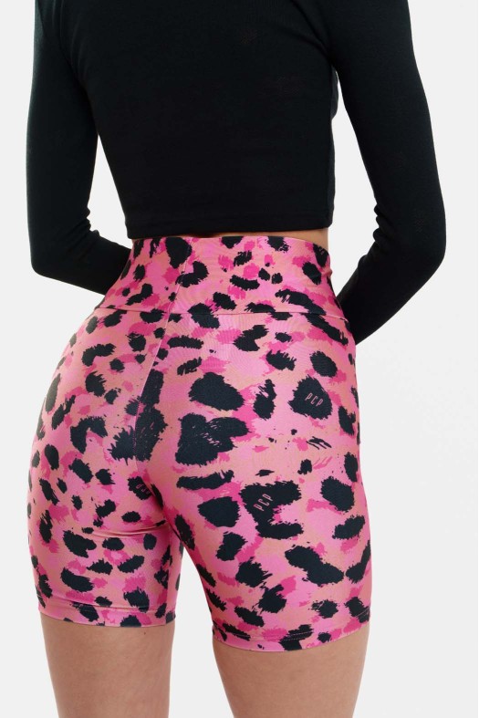 Woman Short Leggings with embroidery - Malou Animal