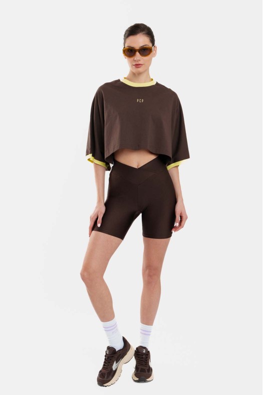 Γυναικείο Crop Top με κέντημα – Sloutsy