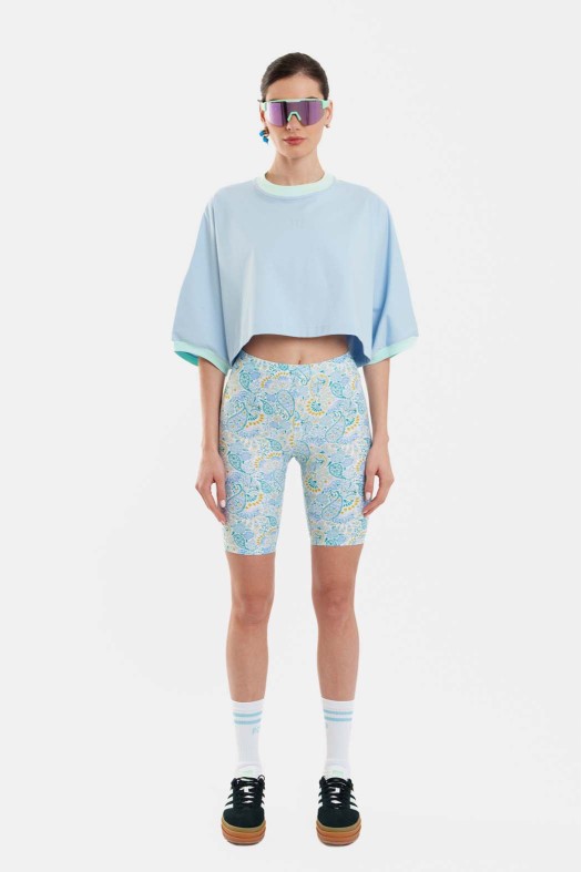 Γυναικείο Crop Top με κέντημα – Sloutsy