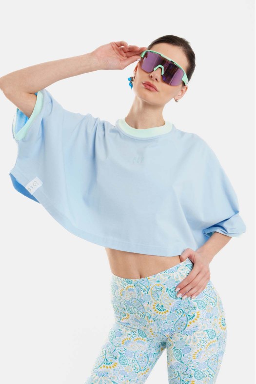 Woman Crop Top with embroidery – Sloutsy Woman Crop Top with embroidery – Sloutsy