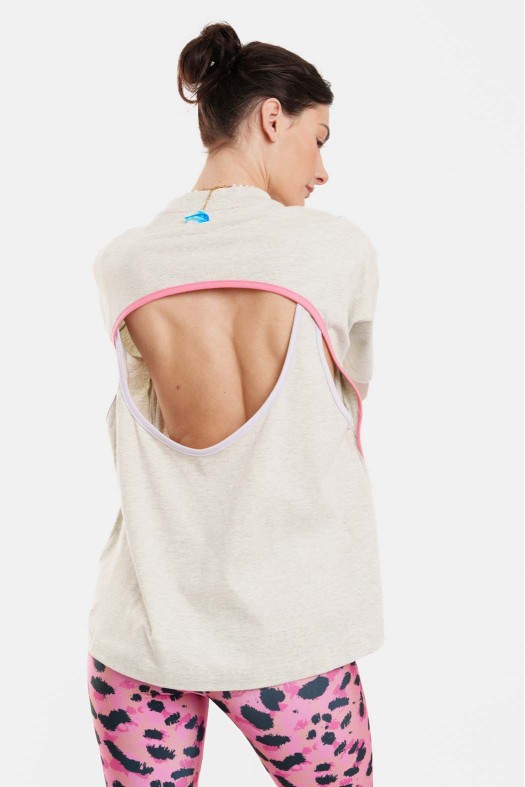 Woman Short Sleeve T-Shirt with embroidery - Aria