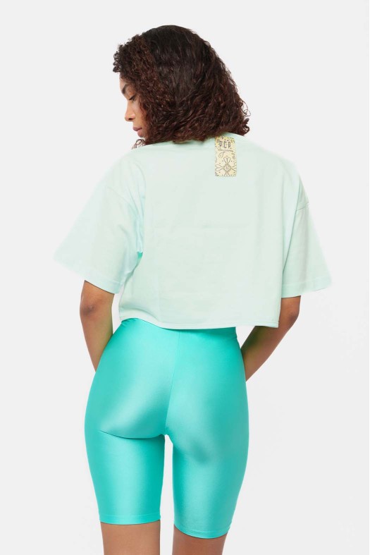 Γυναικείο Crop Top με κέντημα - Amelie