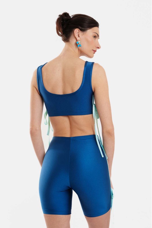 Woman Short Leggings with embroidery - Malou Alina