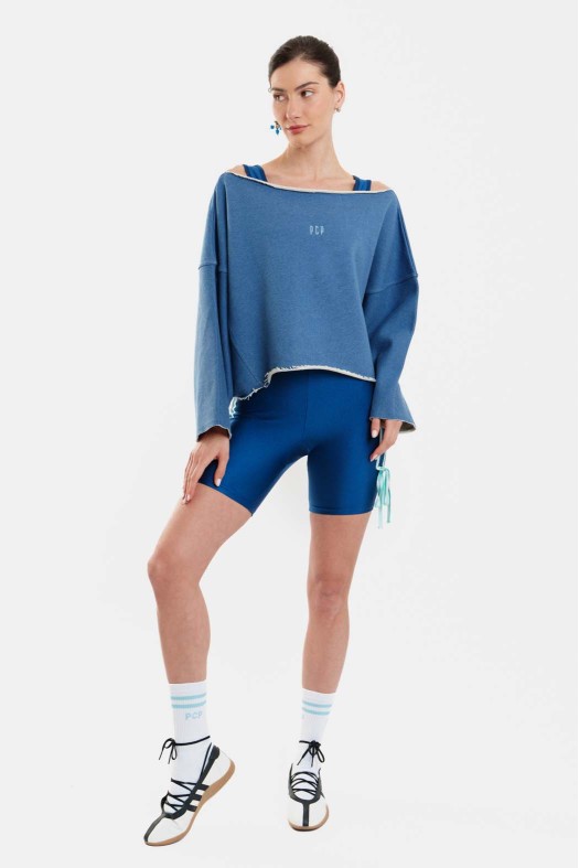 Woman Short Leggings with embroidery - Malou Alina