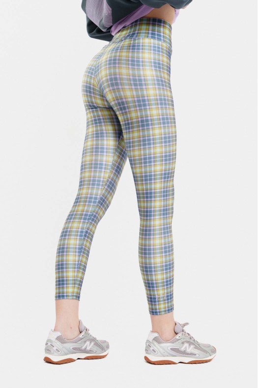 Γυναικείο Εμπριμέ Ψηλόμεσο Κολάν Lynn 7/8 – PLAID