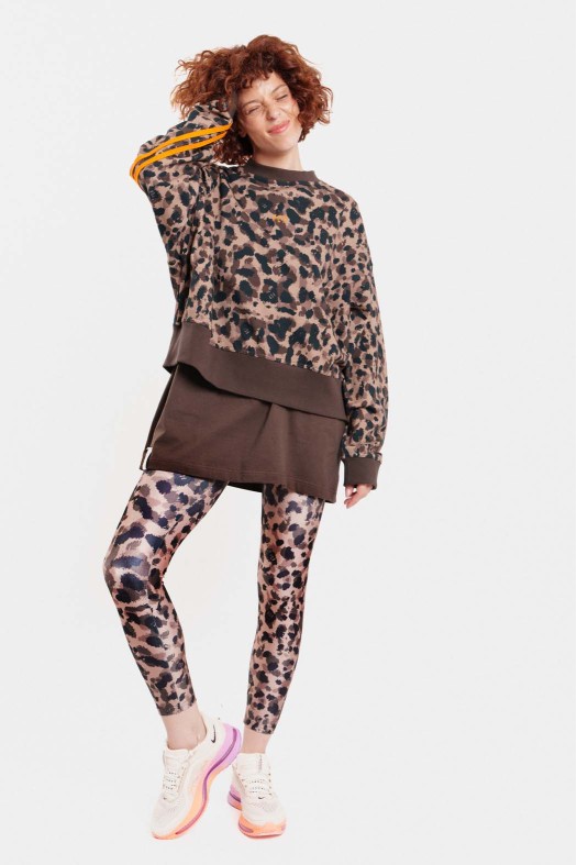 Γυναικείο Εμπριμέ Ψηλόμεσο Κολάν Lynn 7/8 – LEOPARD