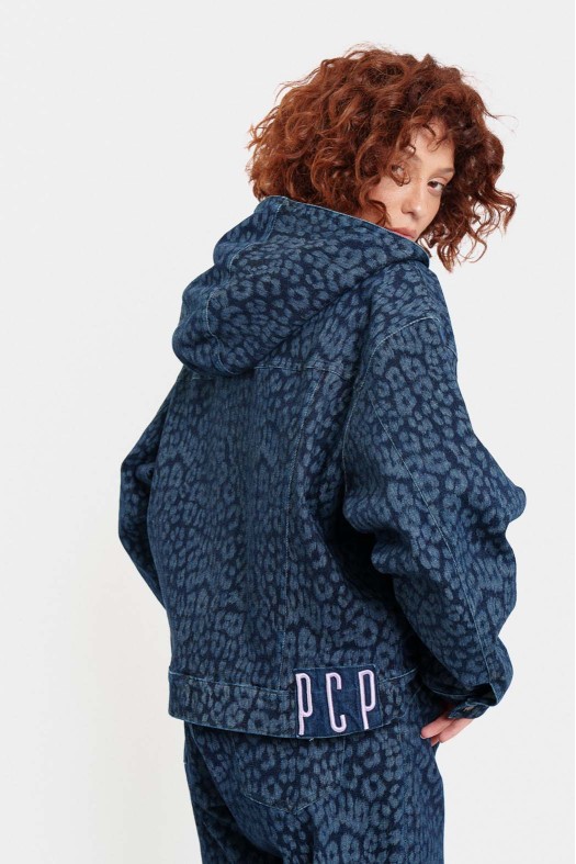 Γυναικείο Τζιν Ζακέτα  με κέντημα - LEOPARD DENIM ΓΥΝΑΙΚΕΙΑ