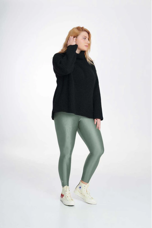 Jacqueline Γυαλιστερό Curvy Κολάν Jacqueline Γυαλιστερό Curvy Κολάν