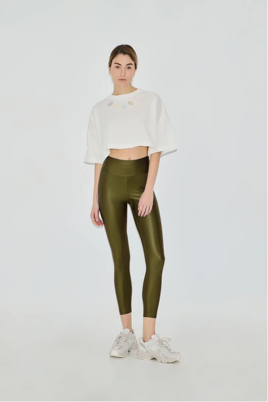 Lynn 7/8 Metallic high waist leggings