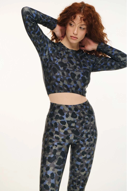 Γυναικείο Εμπριμέ Crop Top - LEOPARD Γυναικείο Εμπριμέ Crop Top - LEOPARD