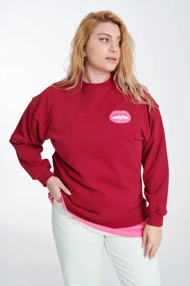 Women's Hoodies & Sweatshirts PCP Clothing Red