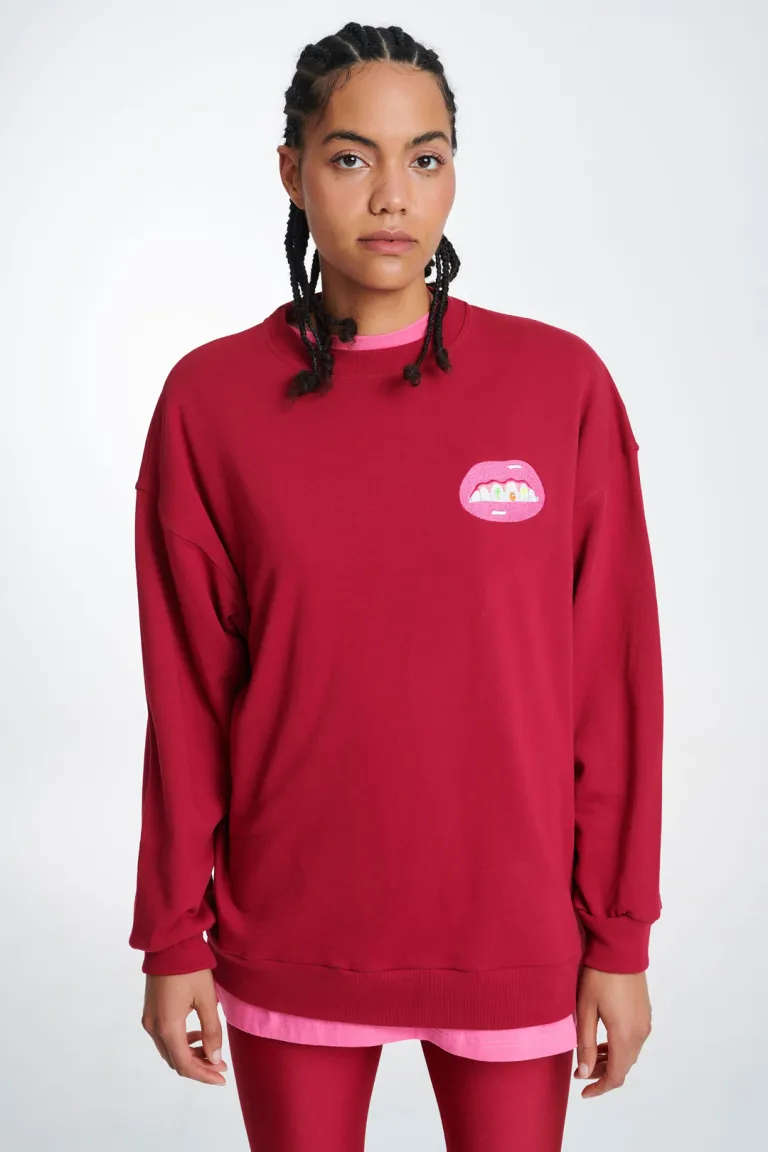 Women's Hoodies & Sweatshirts PCP Clothing Red