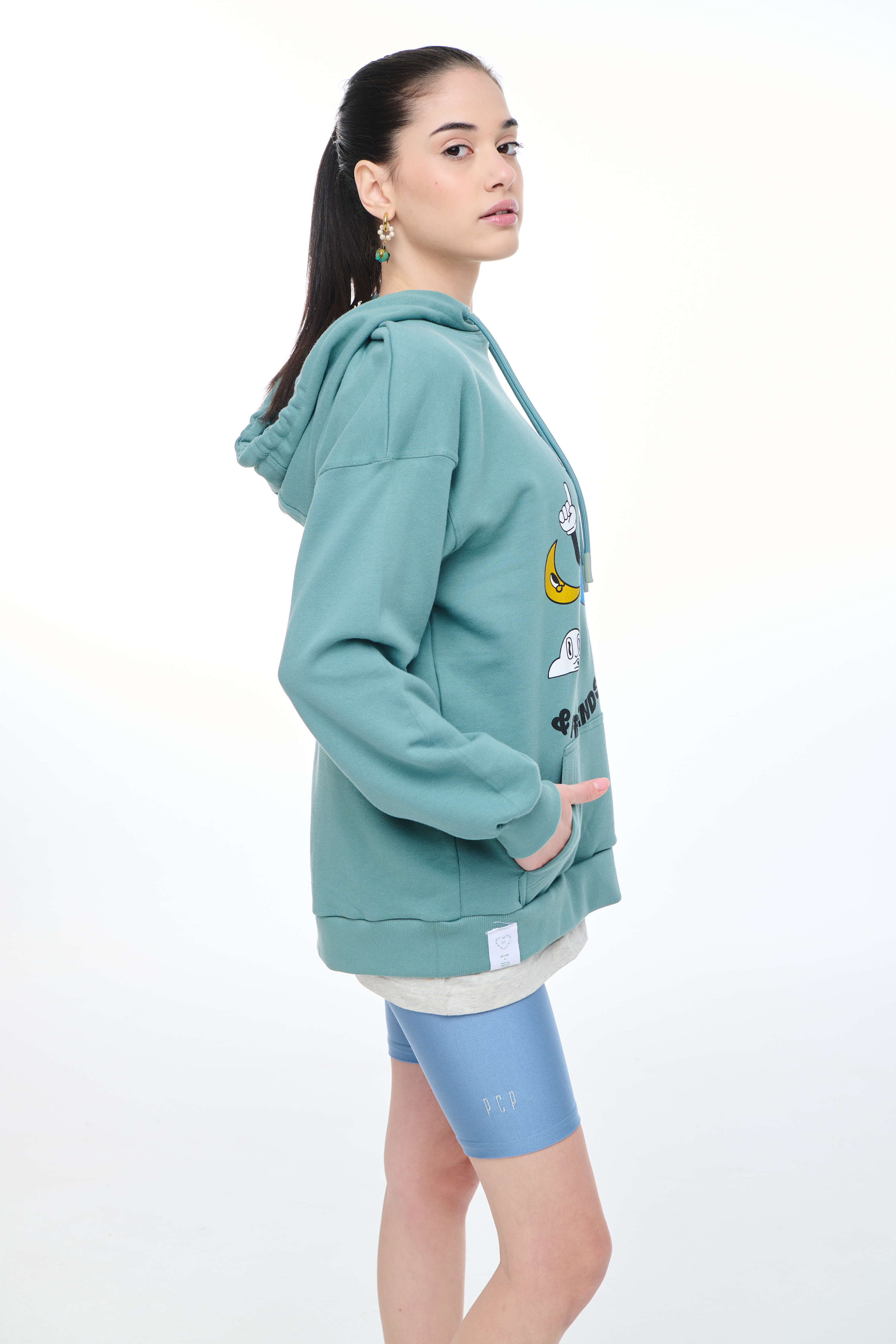 Women's Hoodies & Sweatshirts PCP Clothing Khaki