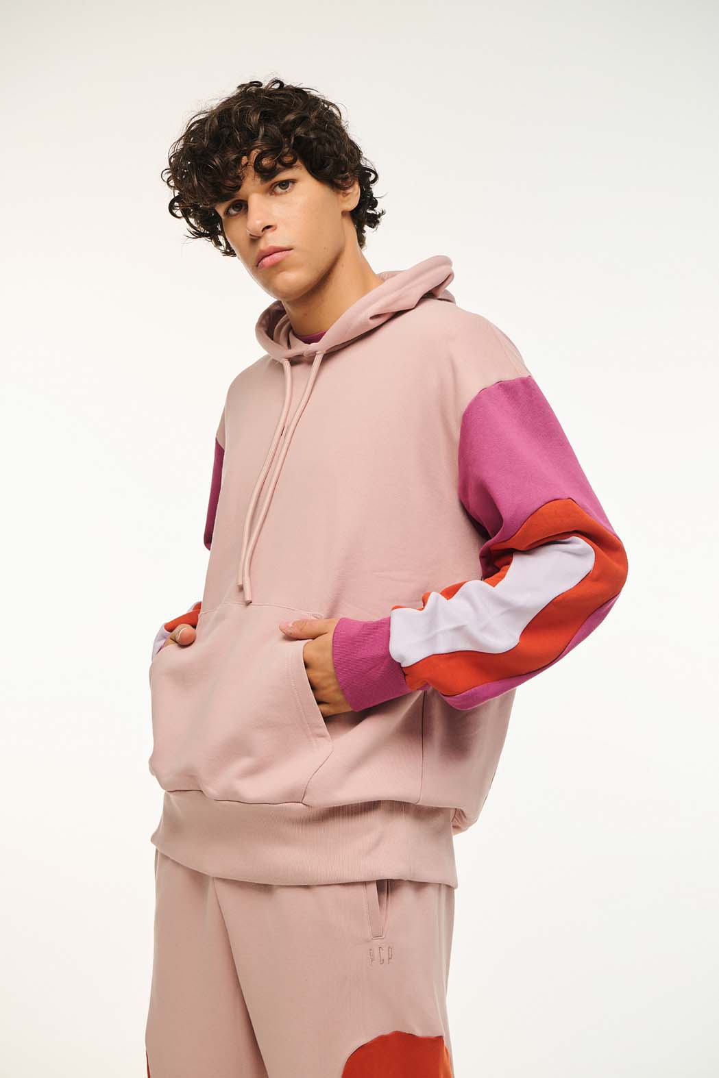 Men's Hoodies & Sweatshirts PCP Clothing Pink