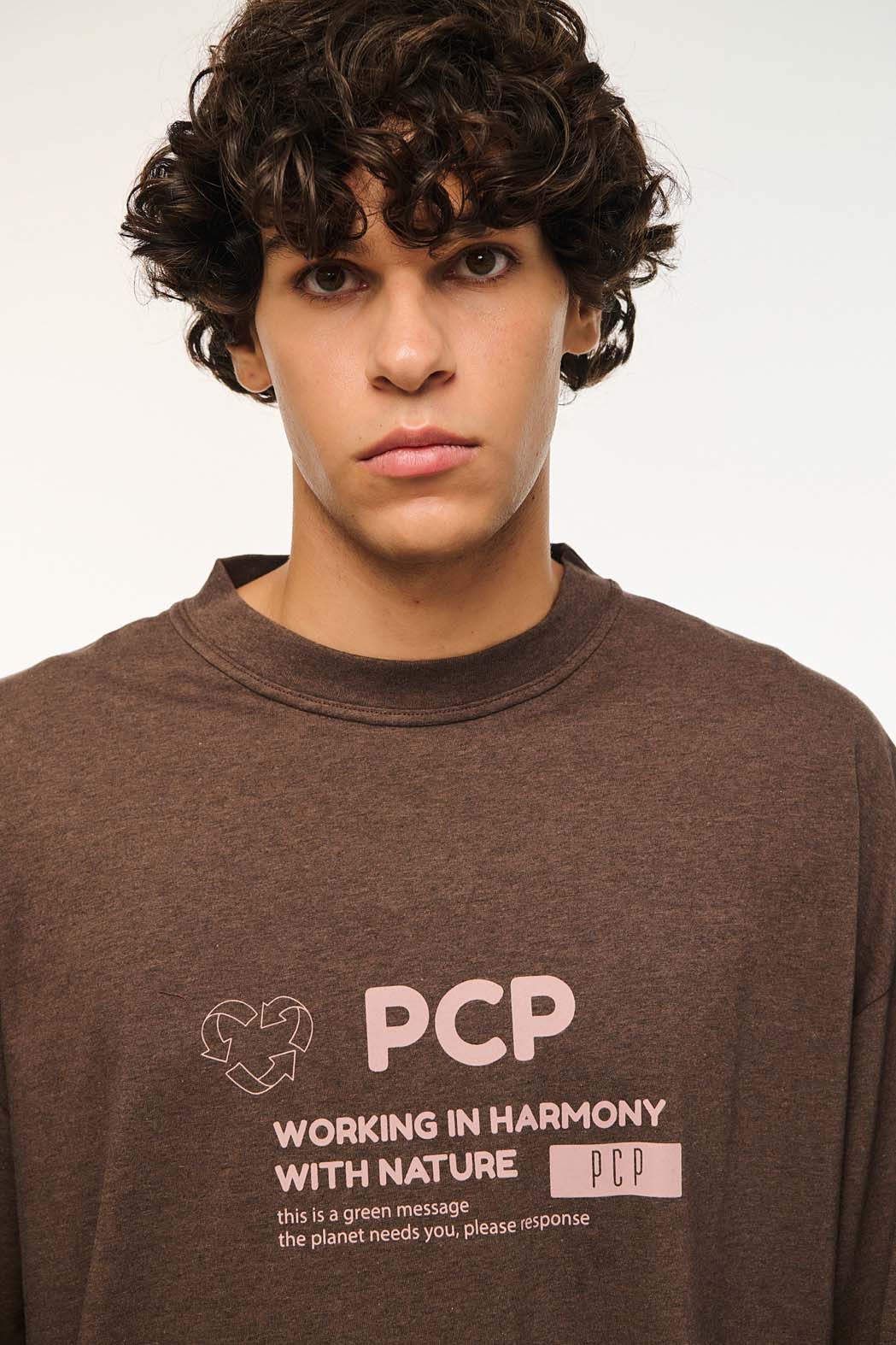 Men's T-Shirts PCP Clothing Brown