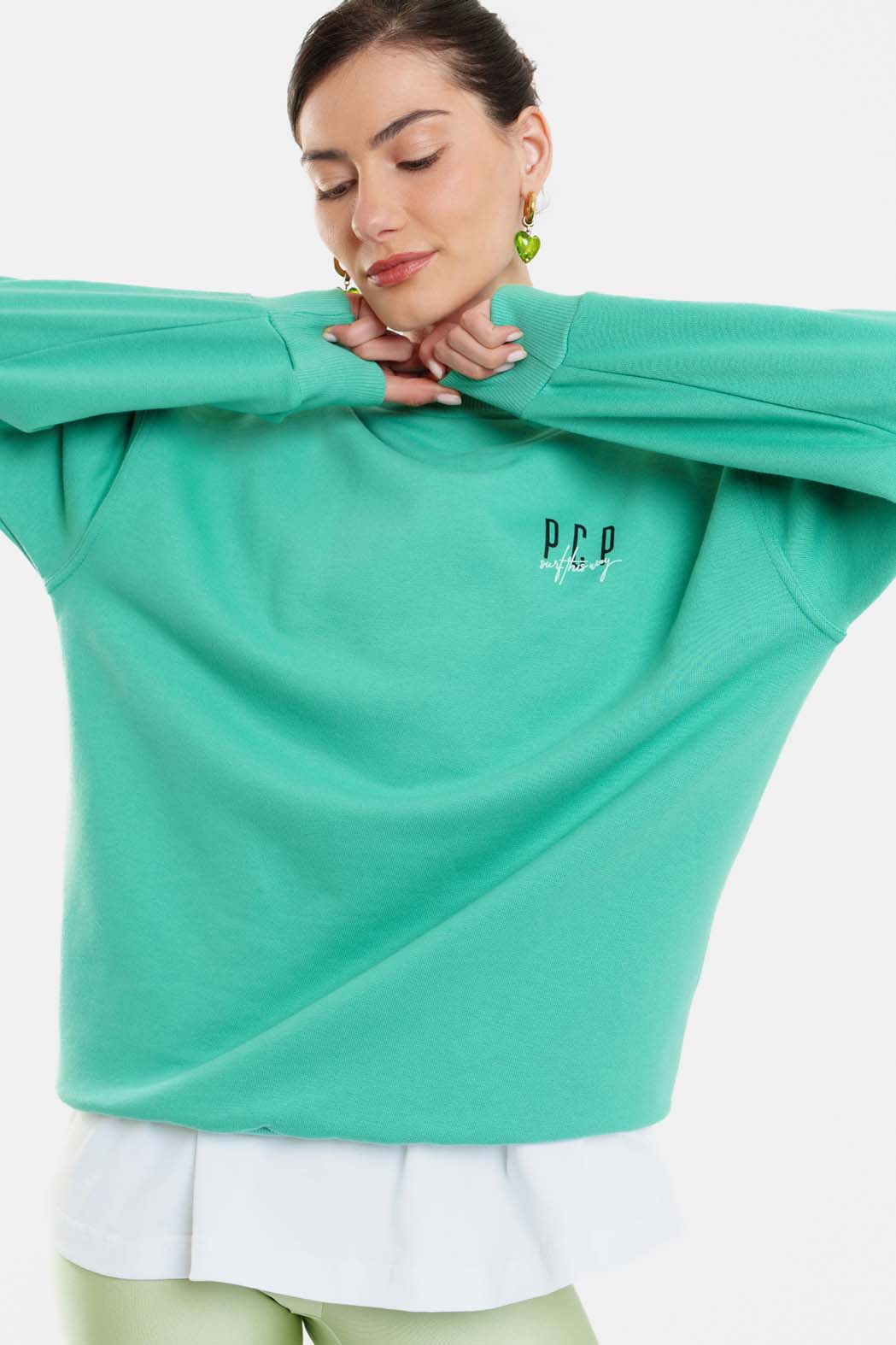 Women's Hoodies & Sweatshirts PCP Clothing Green